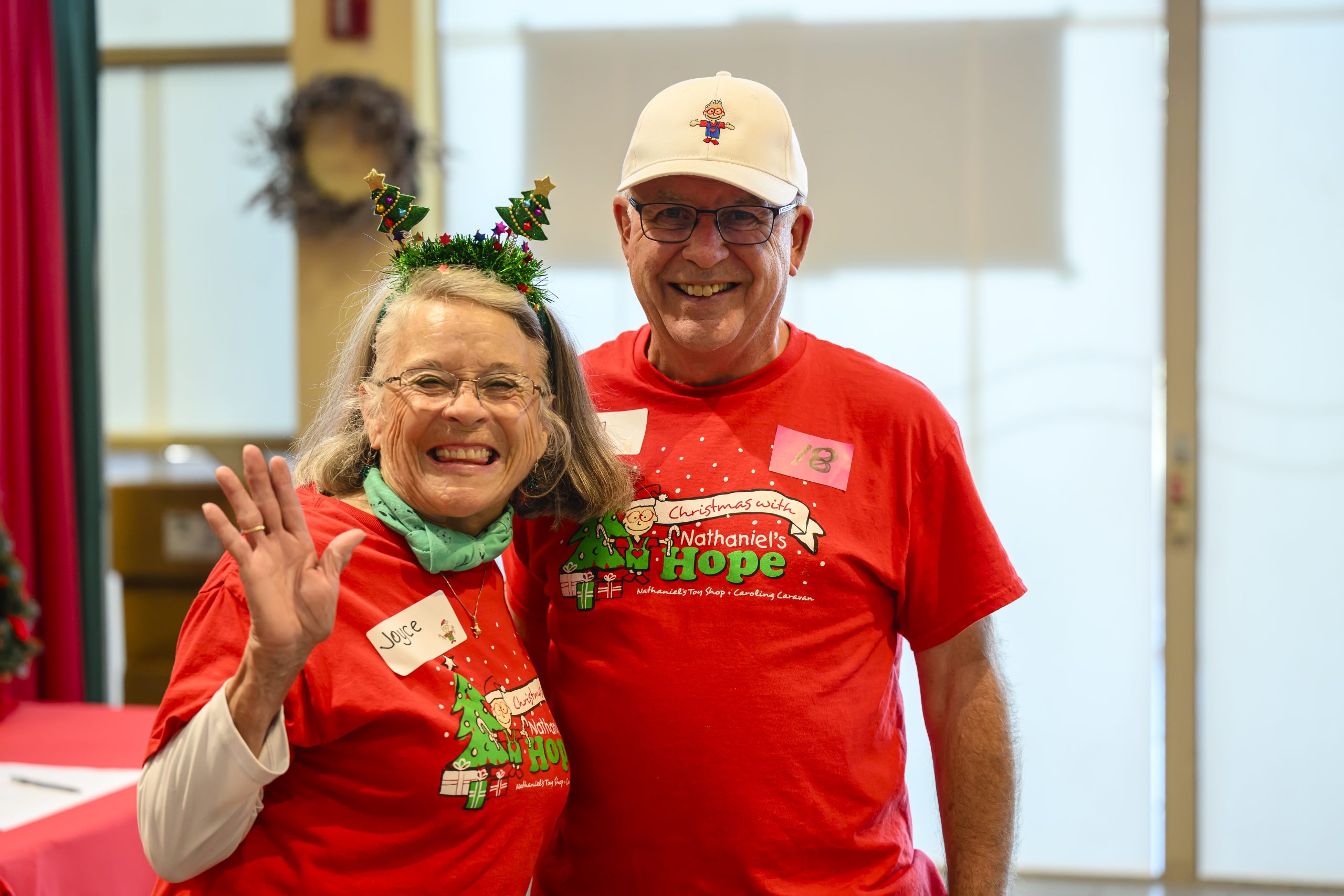 Christmas with Nathaniel's Hope Tee - Image 2